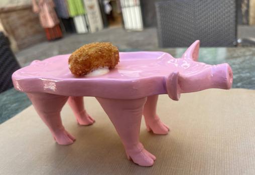 Croqueta de jamón ibérico