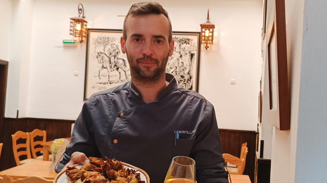 Antonio Jiménez, jefe de cocina de la Taberna La Montillana de Córdoba