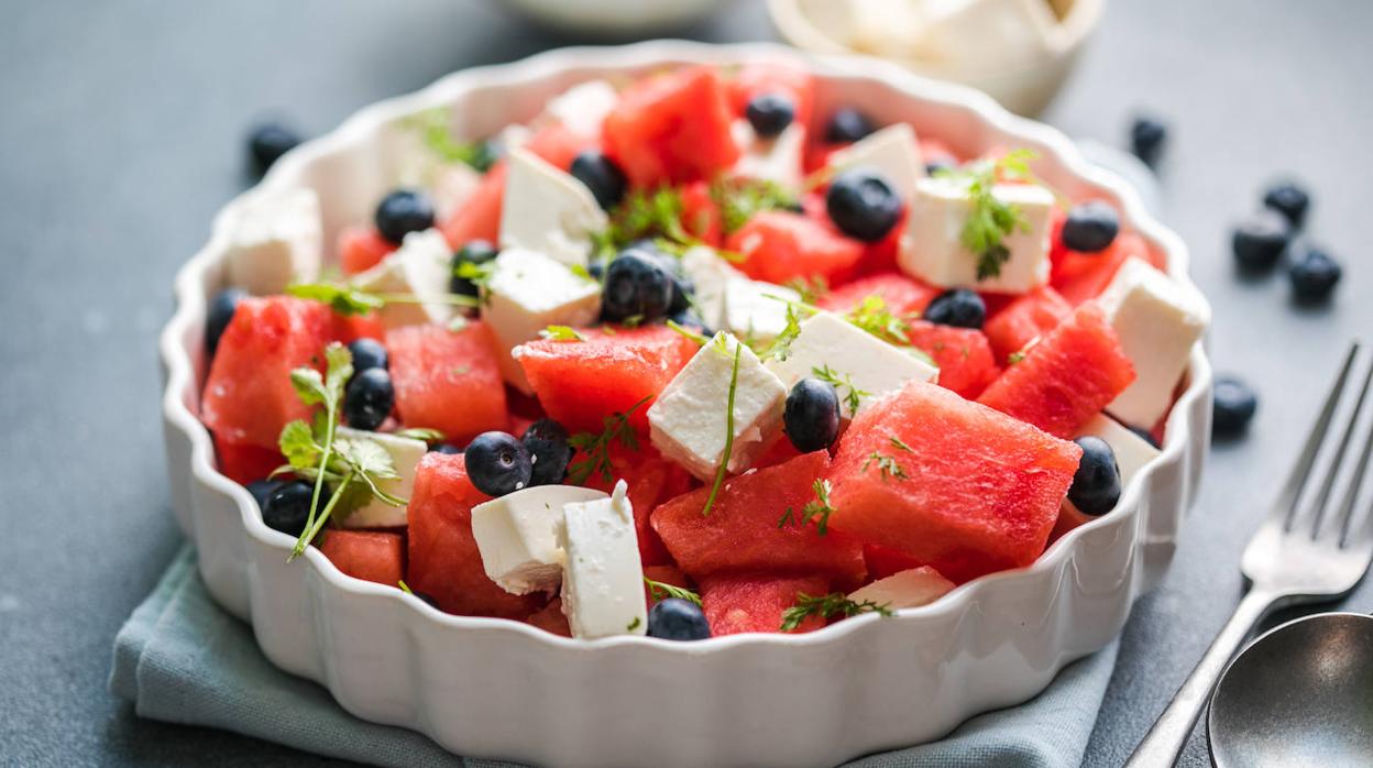 Las ensaladas son el plato perfecto para comer fresco en verano
