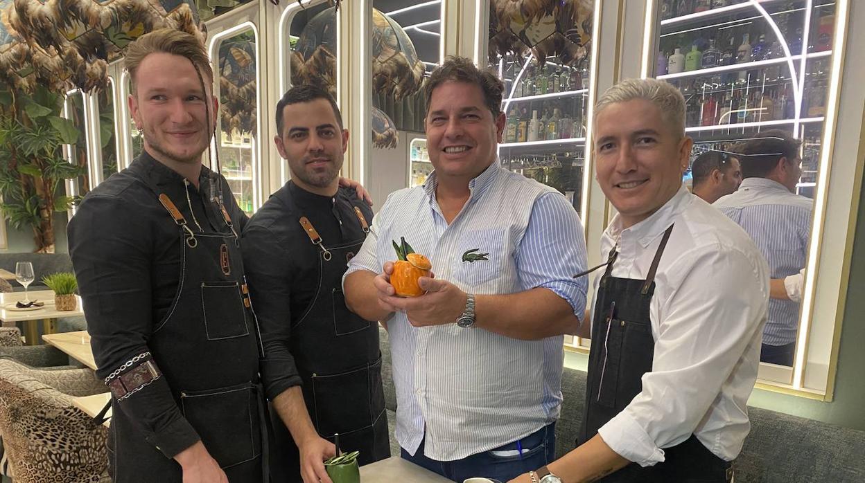 Diego Pan, Antonio Naranjo, Javier Fernández y Humberto Chavez