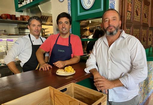 Jaime Guardiola, Pedro Ruiz-Ocejo y Eduardo Guardiola