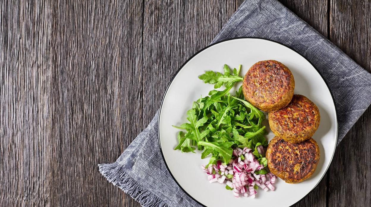 Las hamburguesas de lentejas son un plato muy saludable