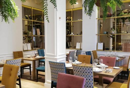 Sala del resaturante La Cuchara de San Lorenzo