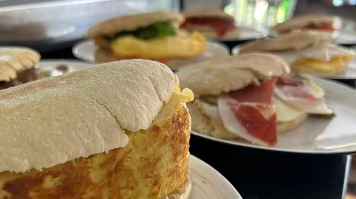 Molletes de bar Los Chopos