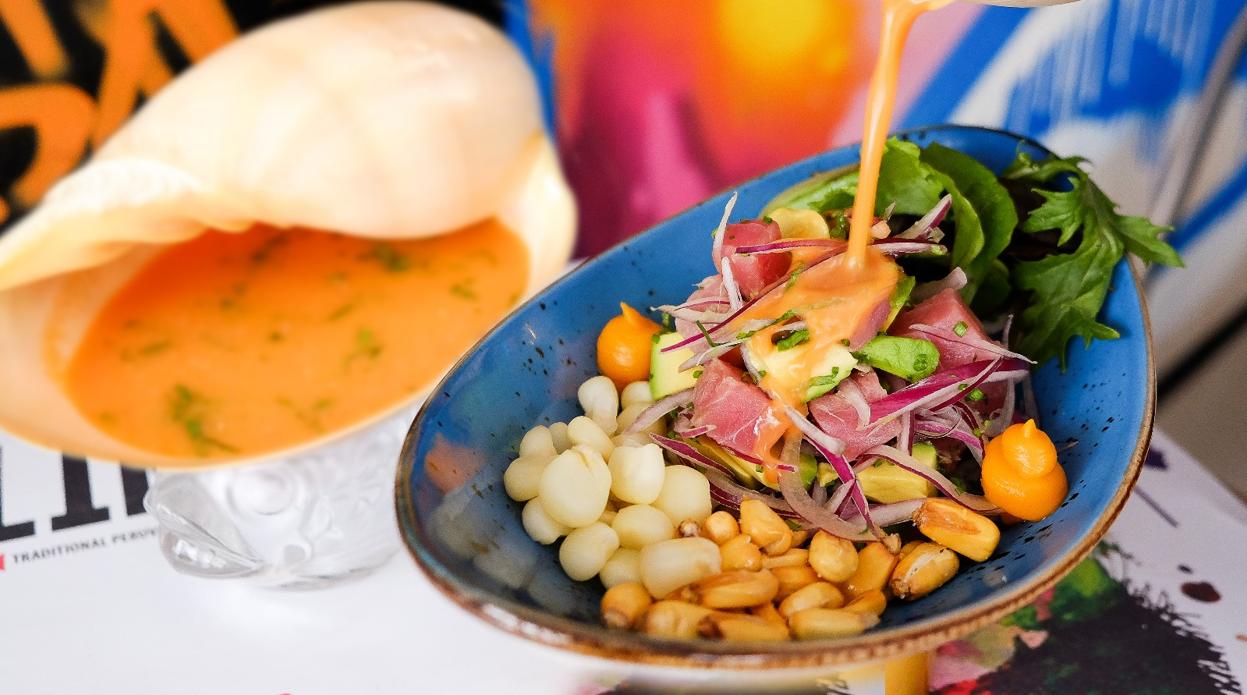 Ceviche de atún de restaurante Lima