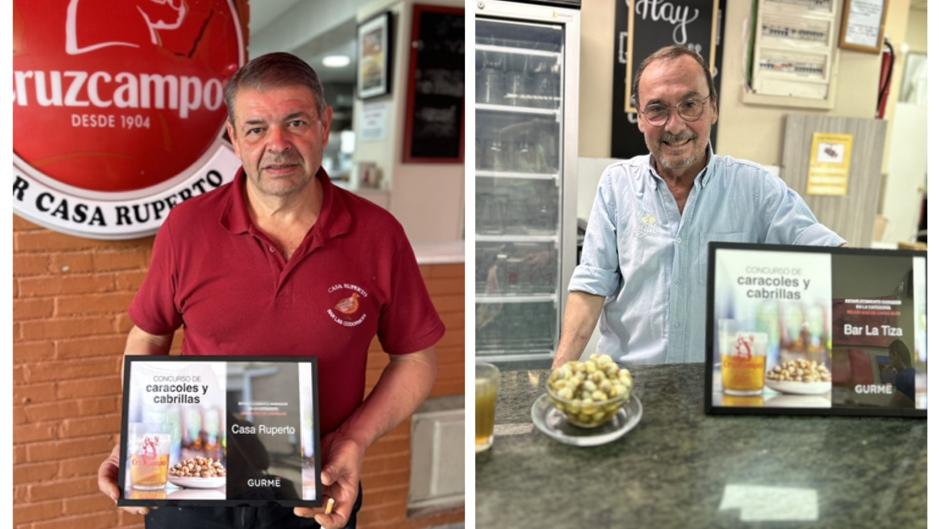 Cervecería La Tiza y Casa Ruperto, ganadores del Concurso de caracoles y cabrillas de GURMÉ