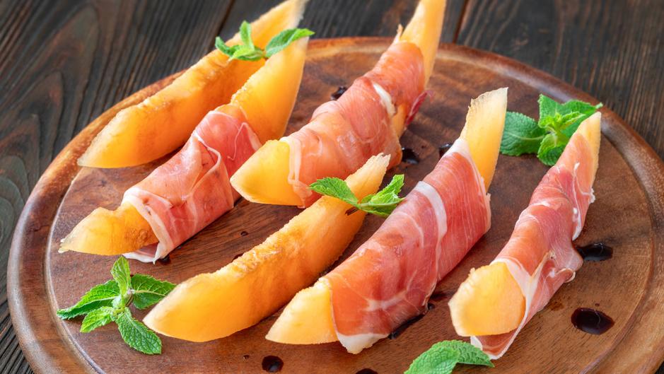 Melón con jamón, una receta de contrastes