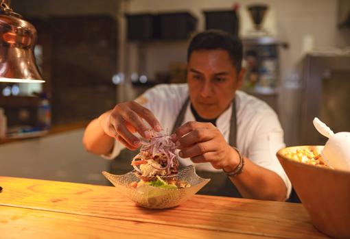 El chef Daniel Cárdenas