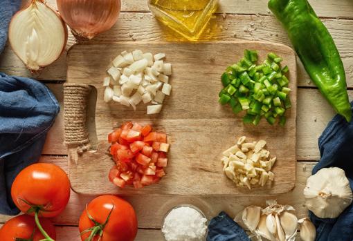 Ingredientes para la salsa roteña