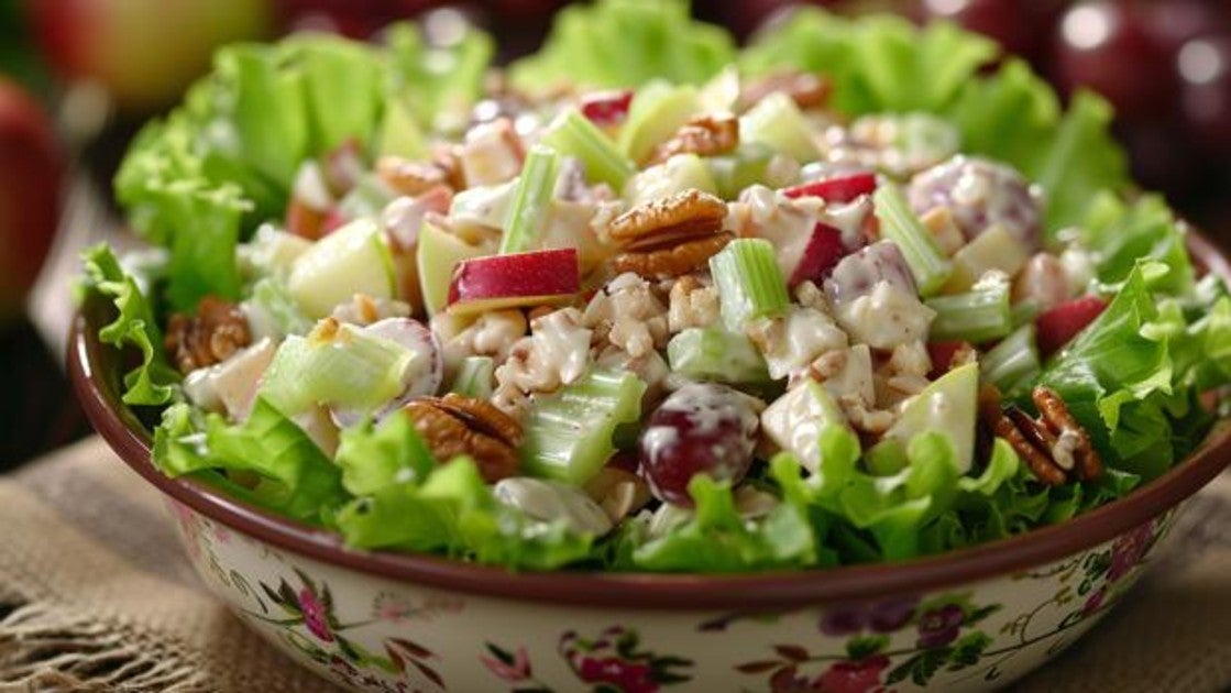 Arroz con manzana y nueces, una receta sencilla y deliciosa