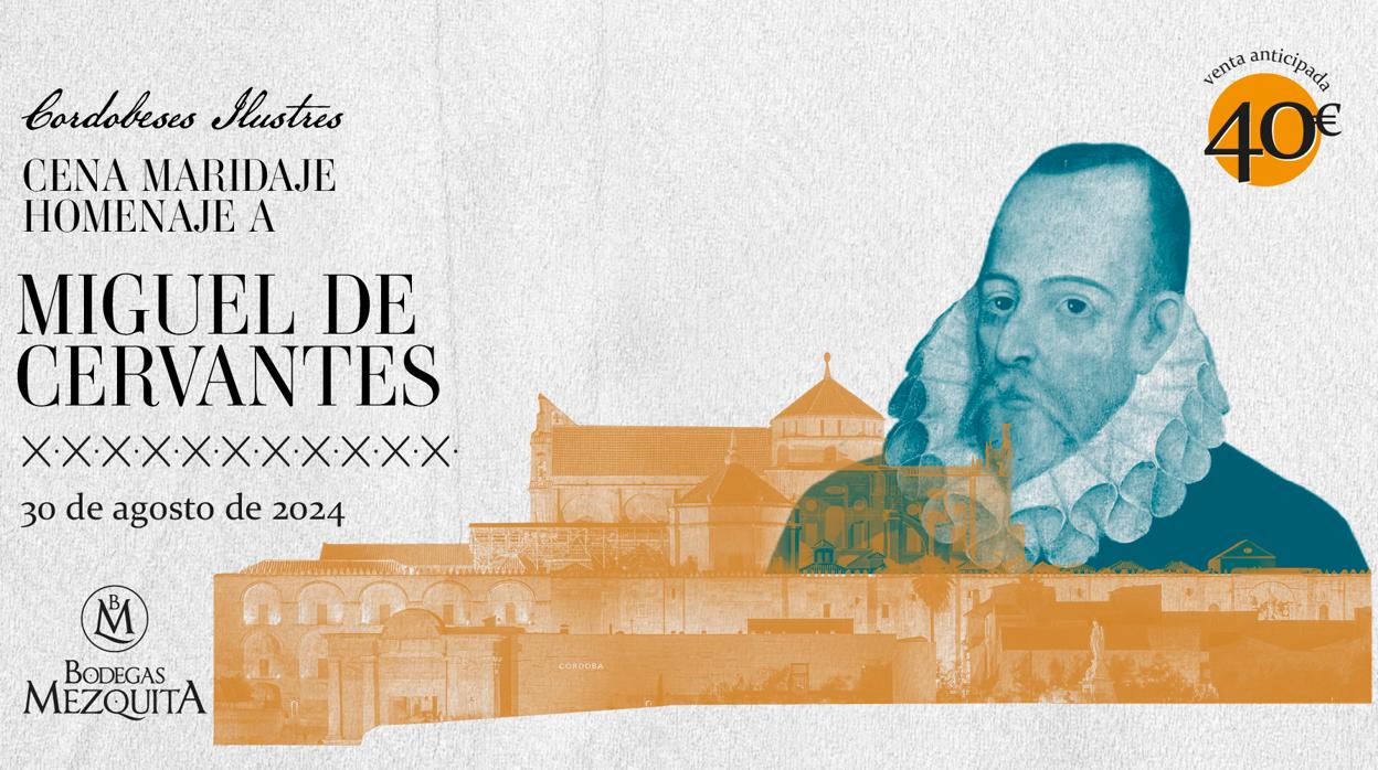 Bodegas Mezquita rinde homenaje a Cervantes con una cena maridaje exclusiva