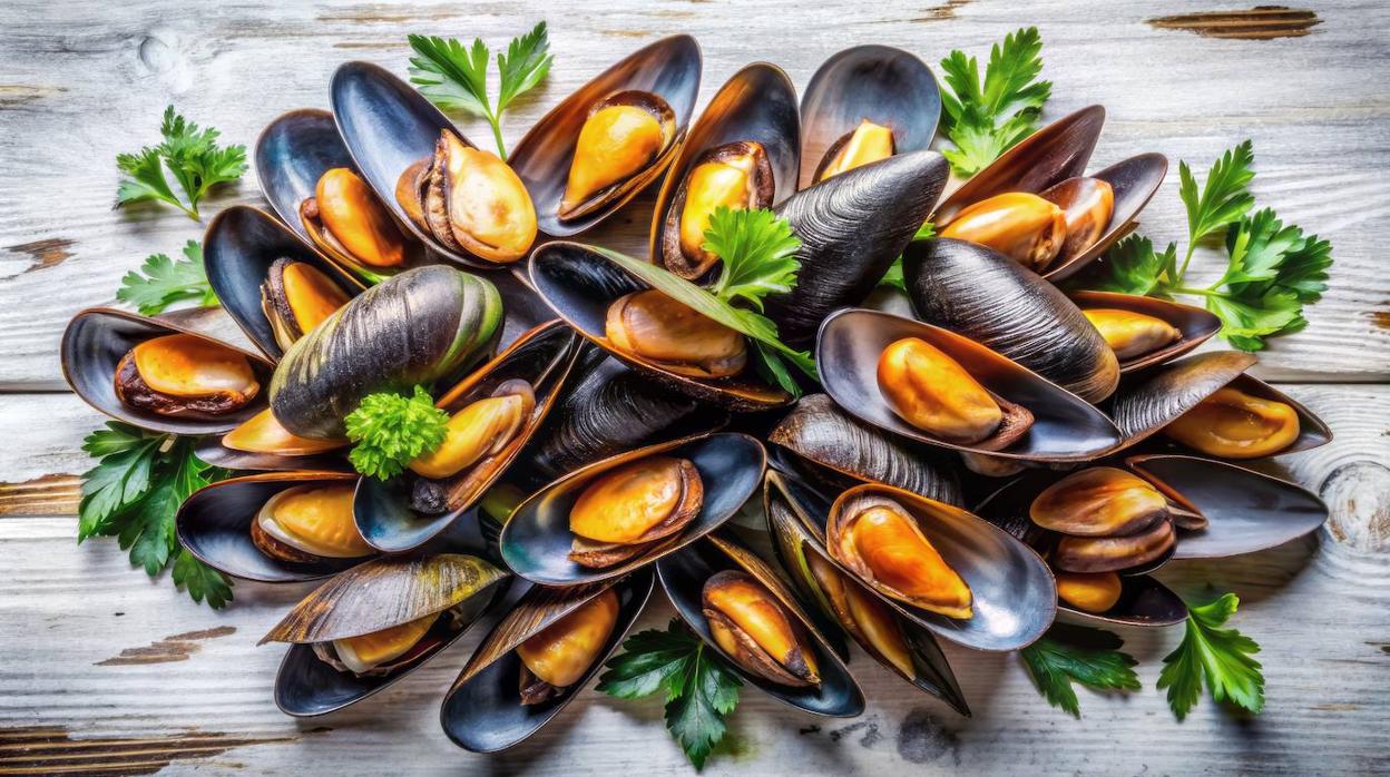 Los mejillones bien limpios son todo un manjar