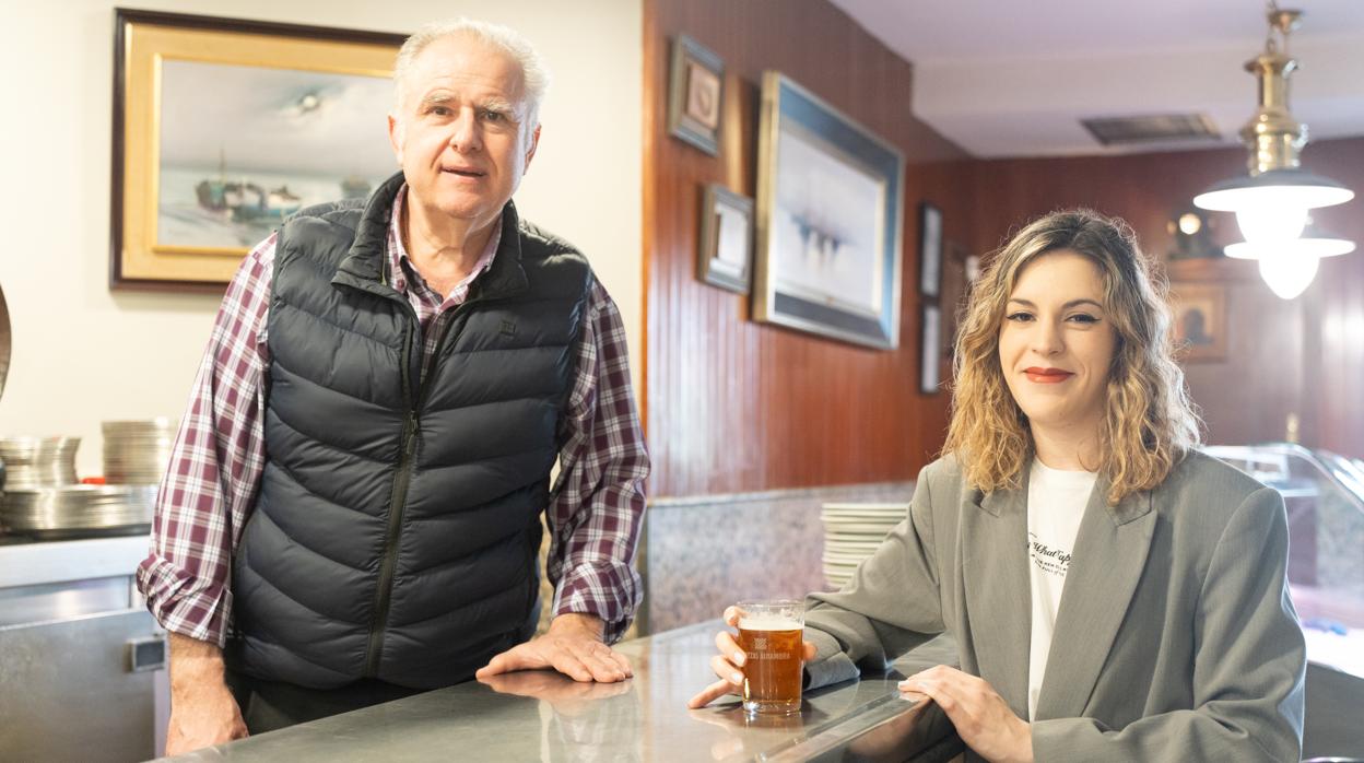 Rebeca Arranz con Juan Martos en Casa Pedro