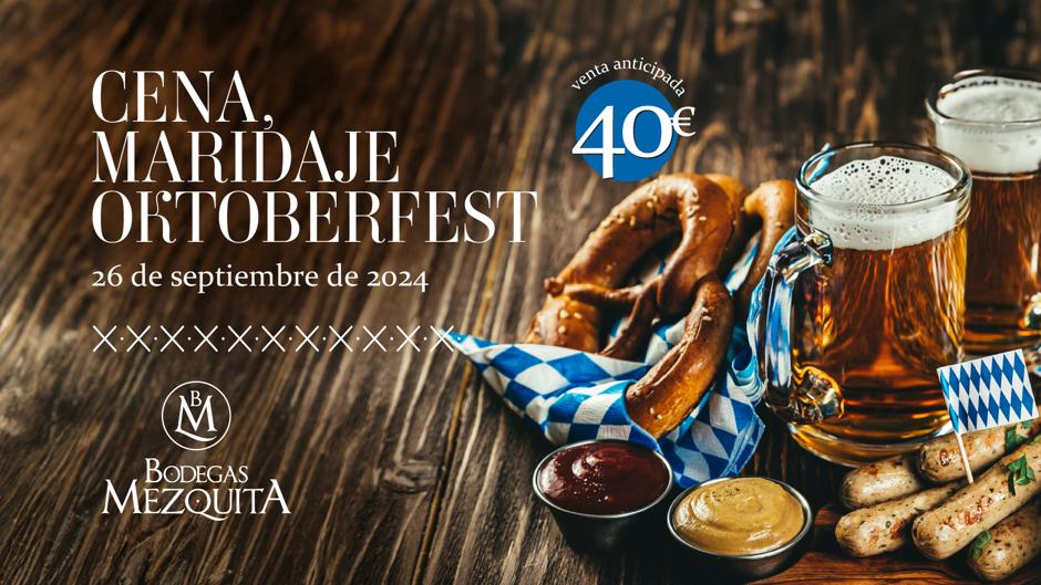 Bodegas Mezquita celebra la Oktoberfest con una cena maridaje exclusiva