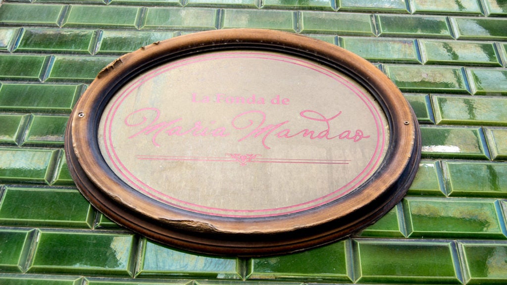 Restaurante La Fonda de María Mandao. 