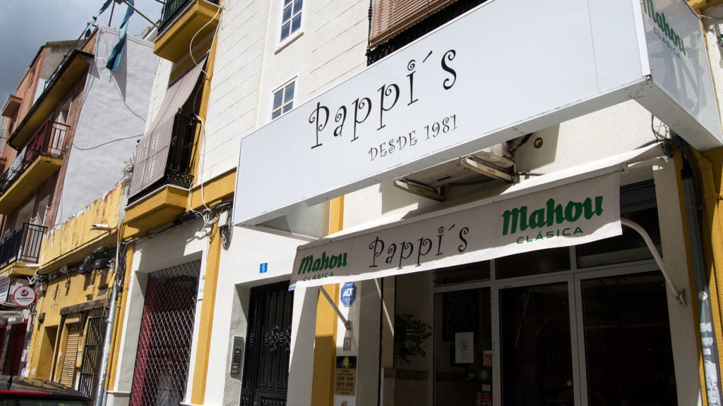 Bar Pappis en Huelva. 