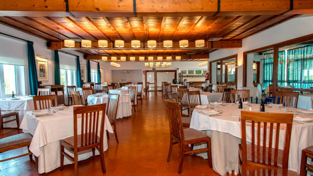 Restaurante del Parador de Mazagón. 