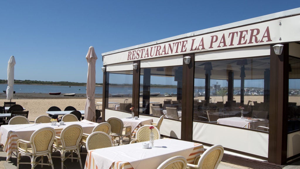 Restaurante La Patera en El Rompido. 