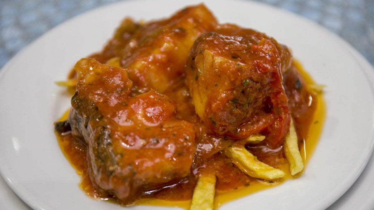 Bacalao a la roteña de Casa Miguel