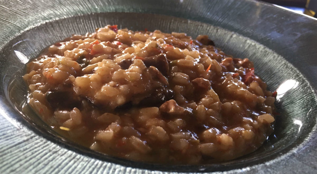 Risotto de grumelos 