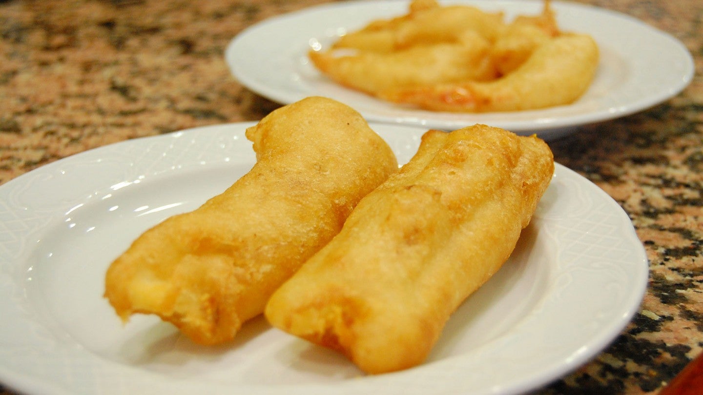 Tapa de pavía en el Bar Oliva
