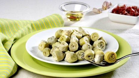 Corazones de alcachofa salteados - Gurmé