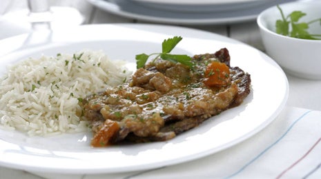 Filetes de ternera guisados - Gurmé