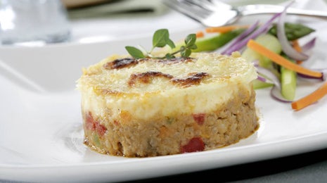 Gratinado de patata y carne - Gurmé