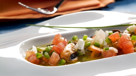 Ensalada templada de mejillones - Gurmé