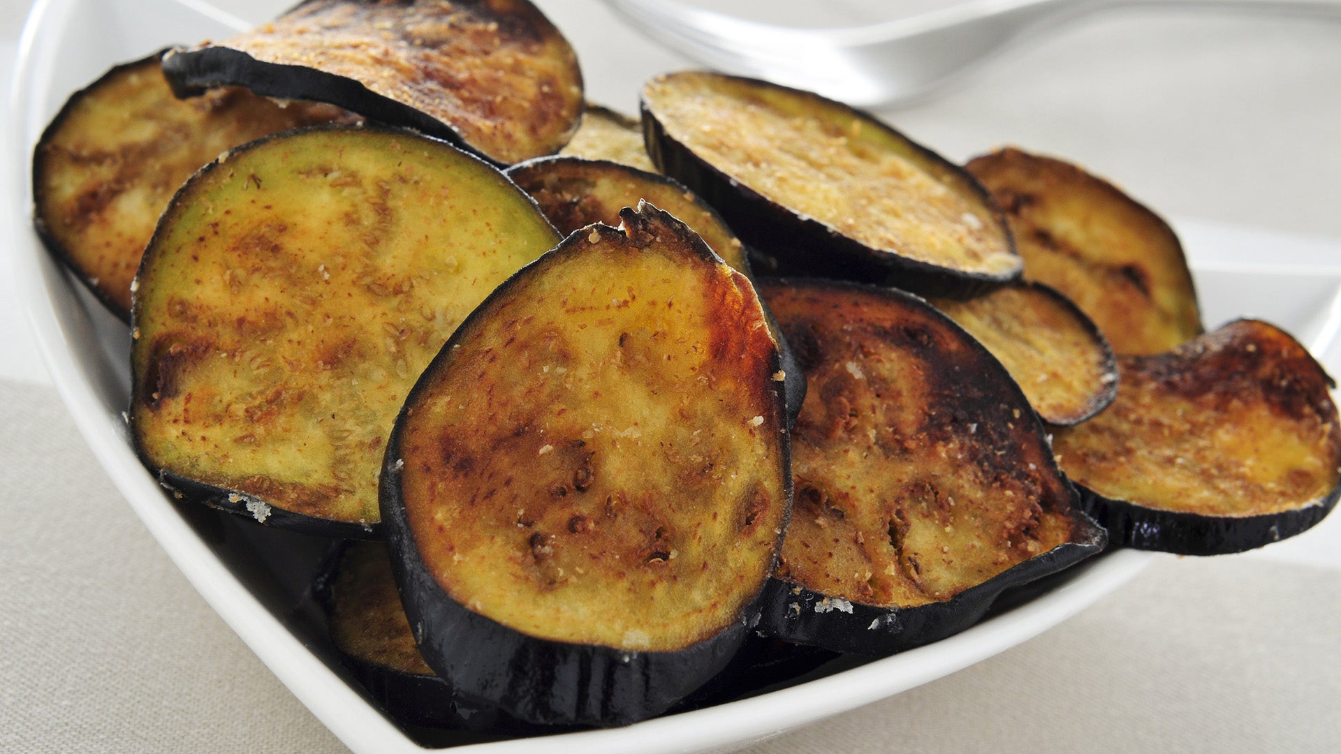 Chips de berenjena - Gurmé