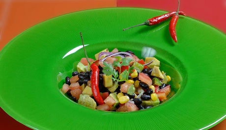 Ensalada de frijoles con aguacates - Gurmé