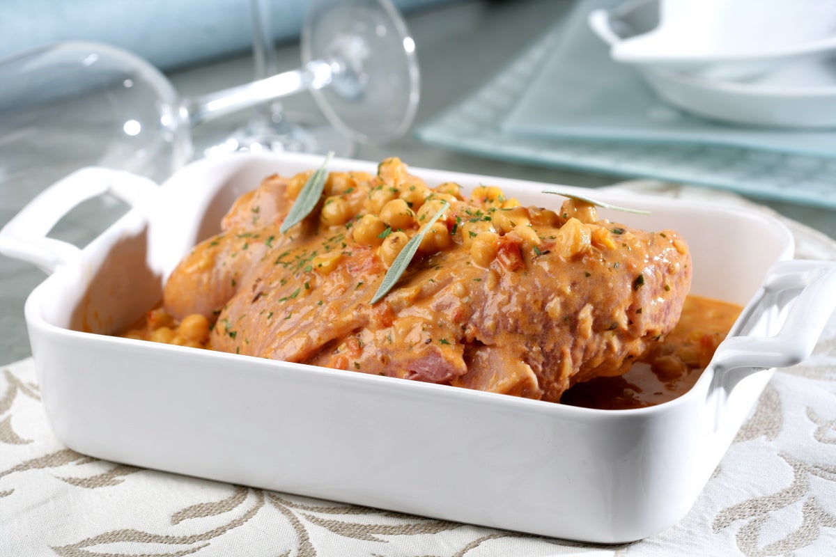 Codillo con garbanzos - Gurmé