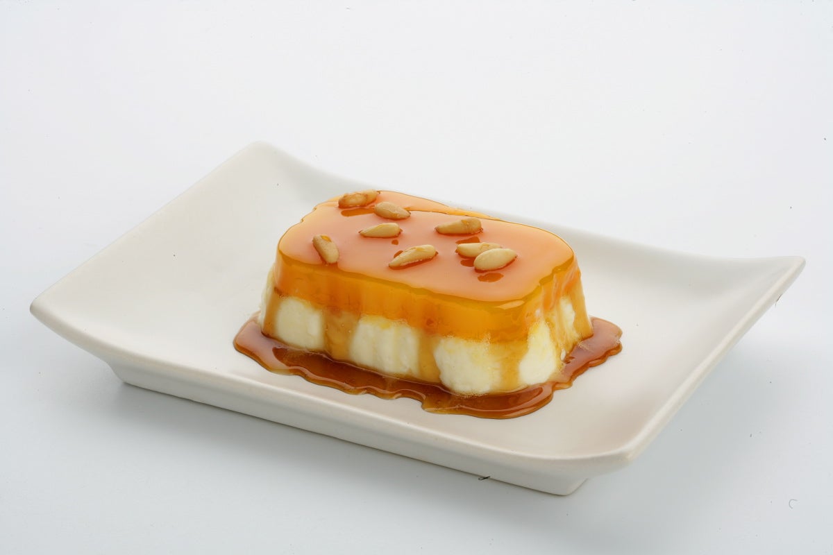 Crema de queso con tocino de cielo - Gurmé