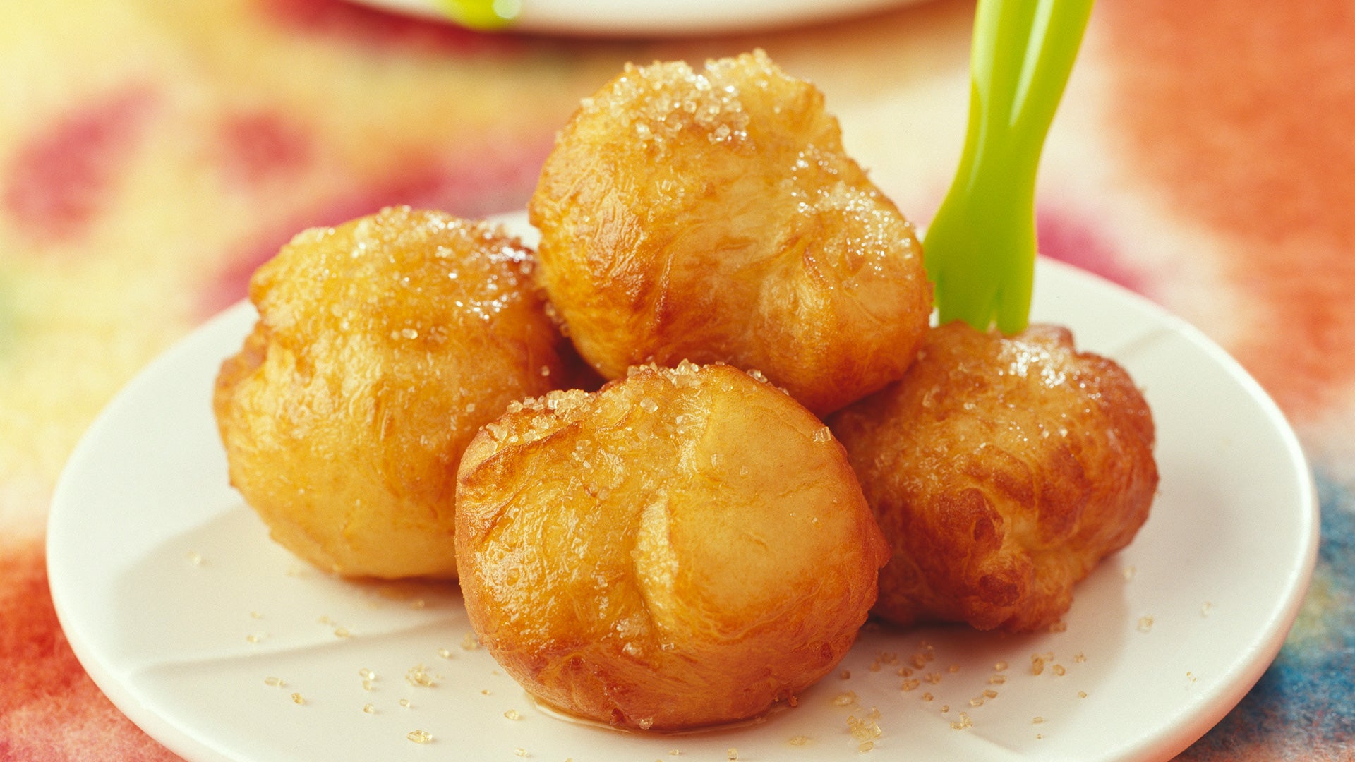 Buñuelos de turrón crujiente - Gurmé