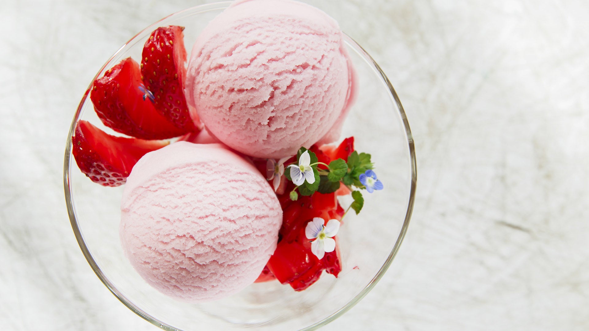 Helado de fresa light - Gurmé