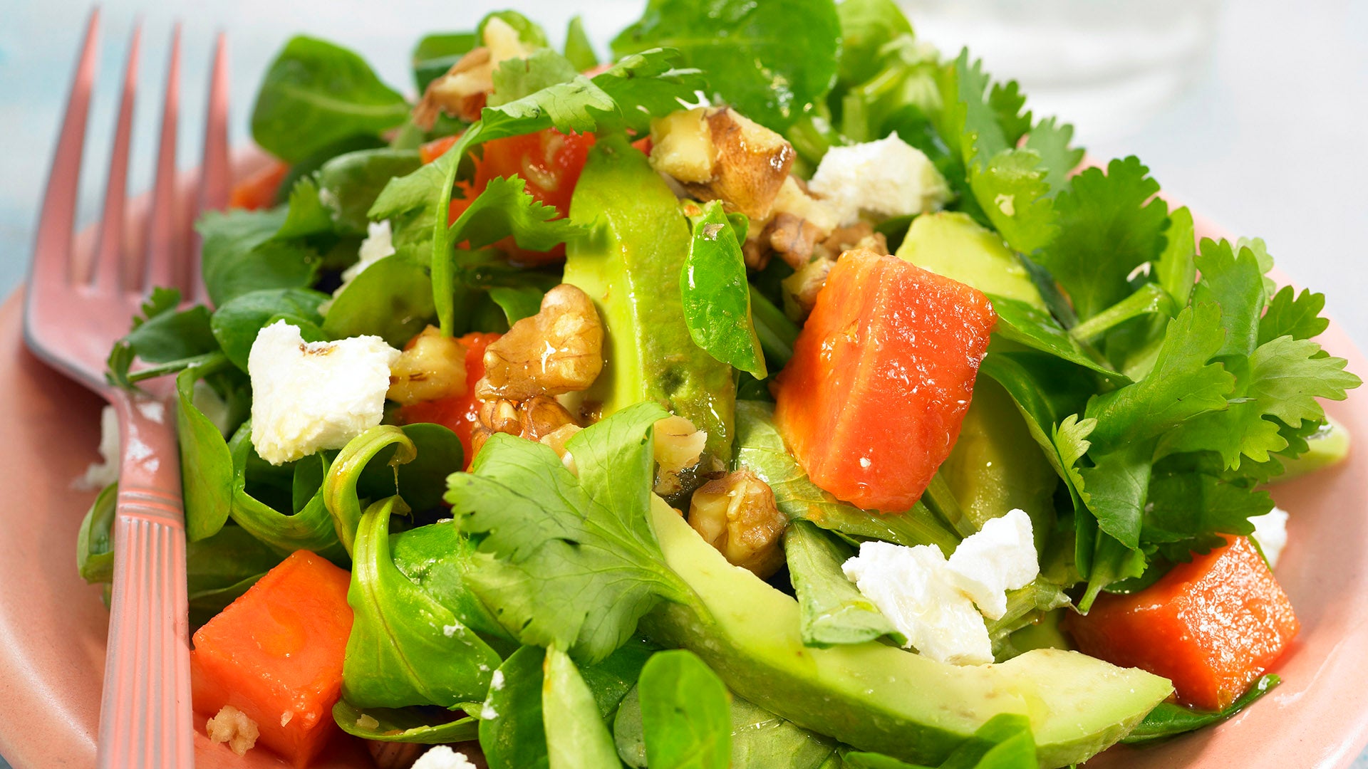 Ensalada verde con queso - Gurmé