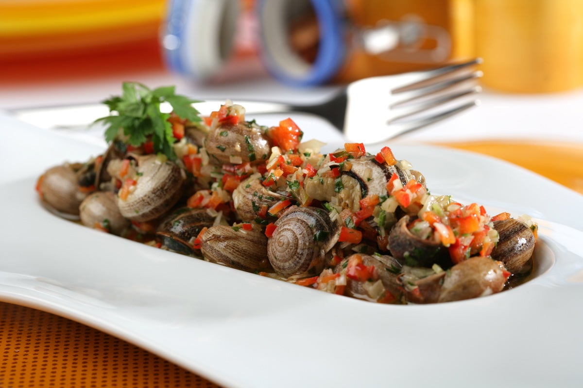 Caracoles con salsa vinagreta - Gurmé