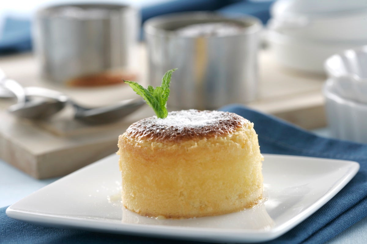 Suflé de chocolate blanco - Gurmé