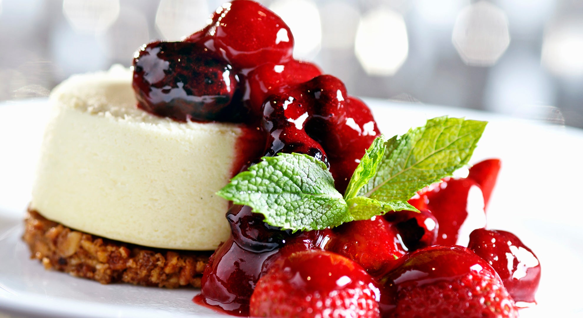 Mini tarta de queso con gelatina - Gurmé