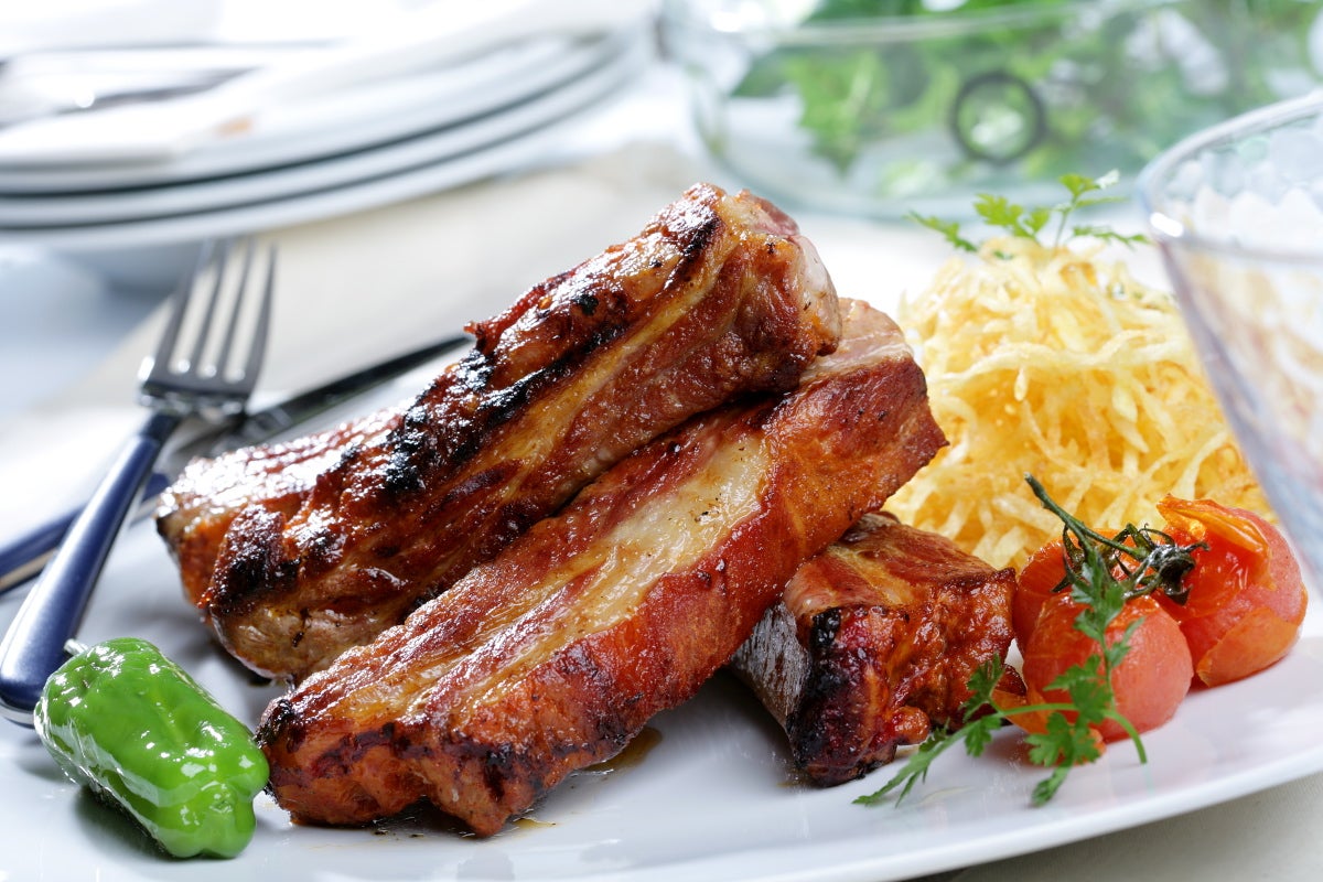 Costillas de cerdo adobadas - Gurmé