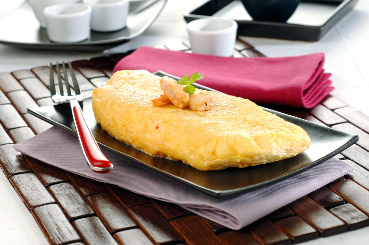 Tortilla de frutos del mar - Gurmé