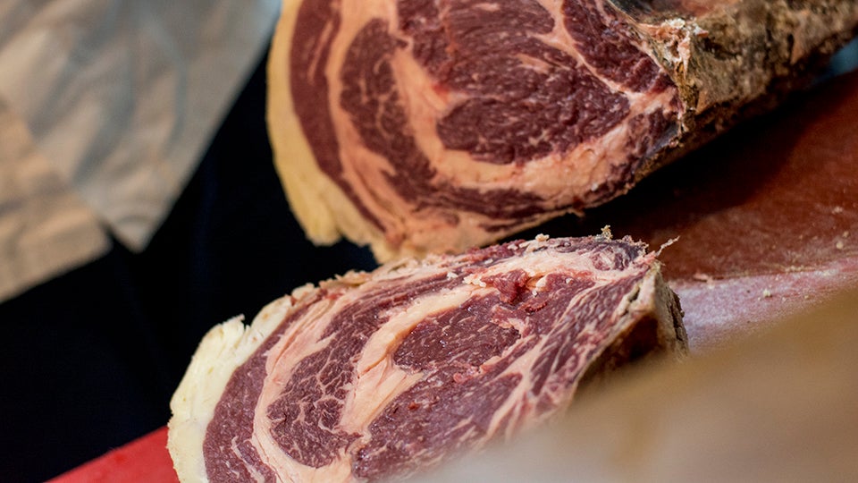 Carne en el Restaurante Almansa