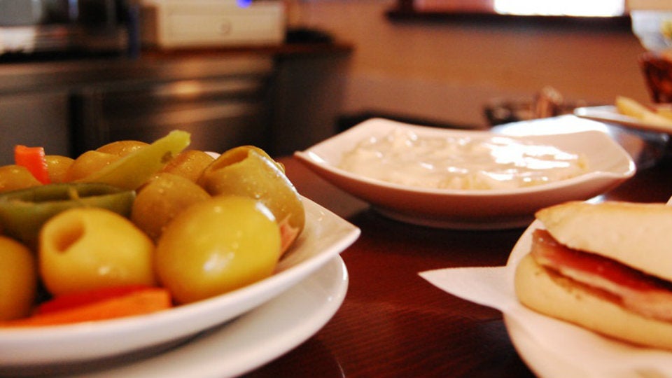 Selección de platos en Paco España