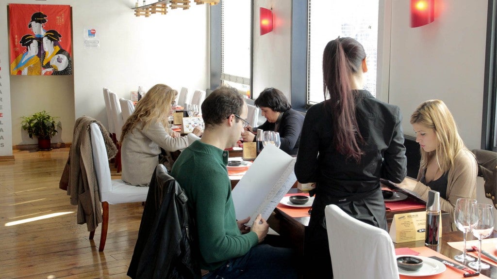 Restaurante japonés Kaede. 