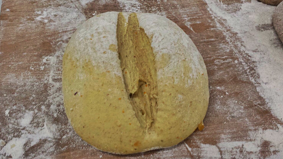 Masa de pan de naranja