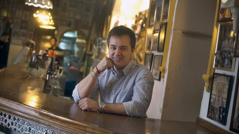 Entrevista para seccion Gurme al due–o de Casa Ricardo. FOTO: VANESSA GOMEZ.