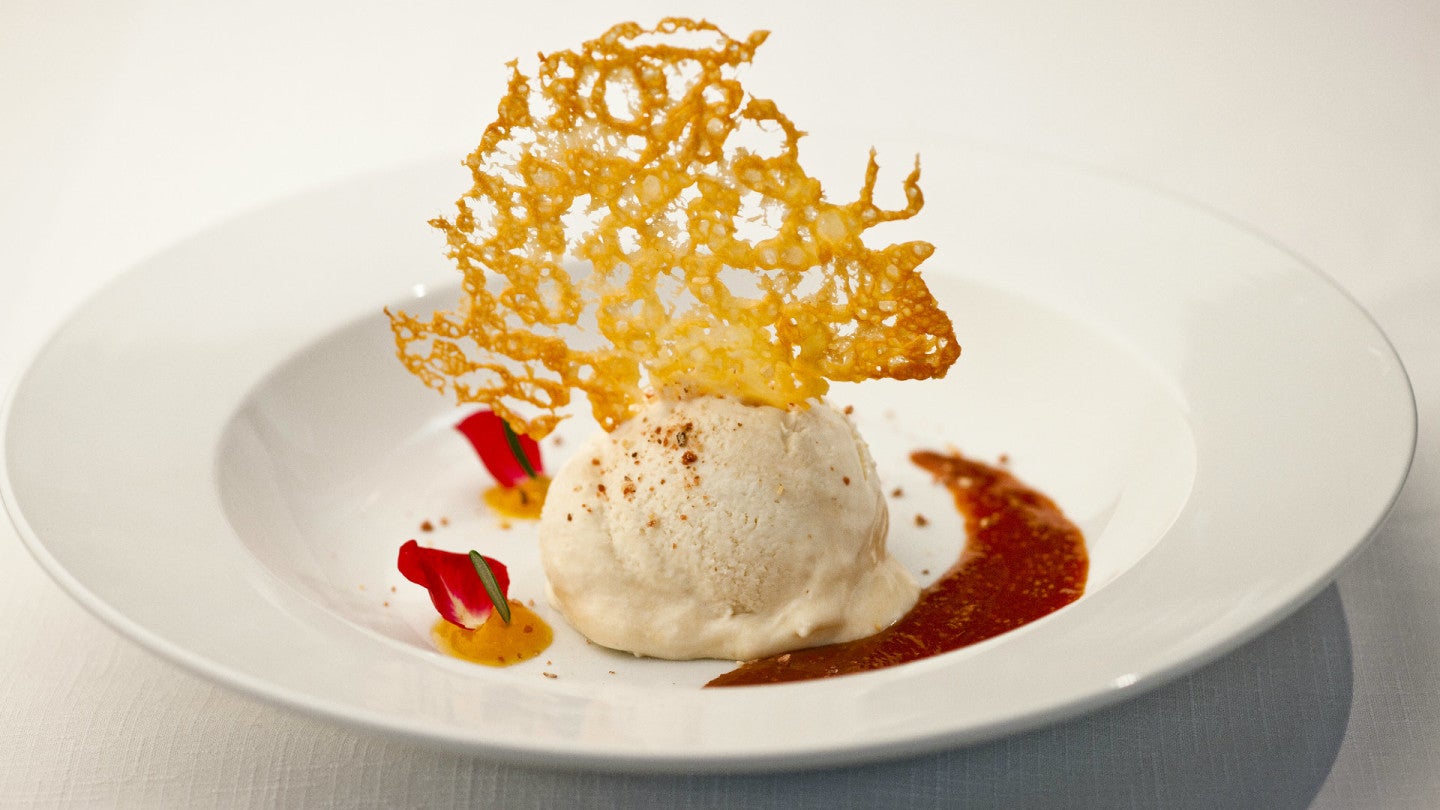 Helado de queso viejo eslava
