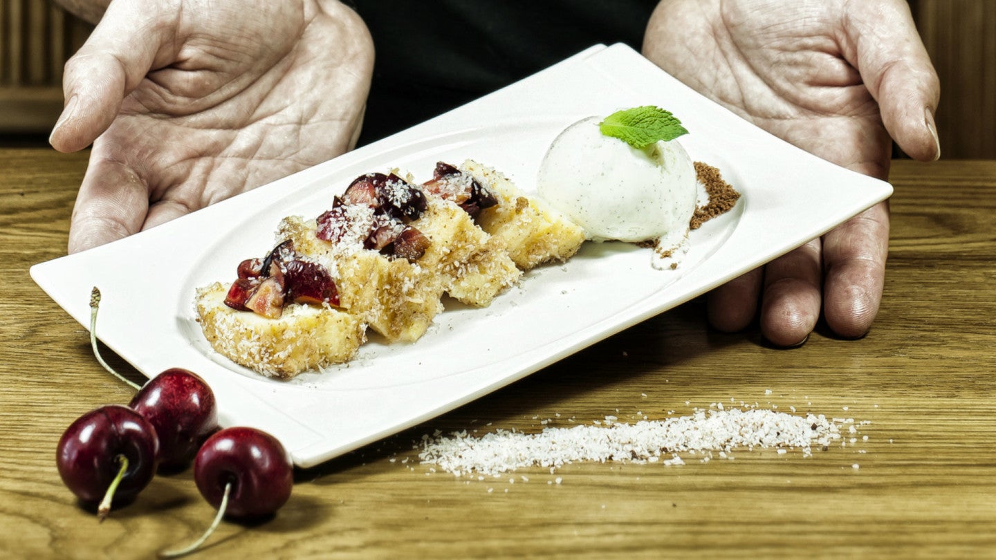 leche frita de coco