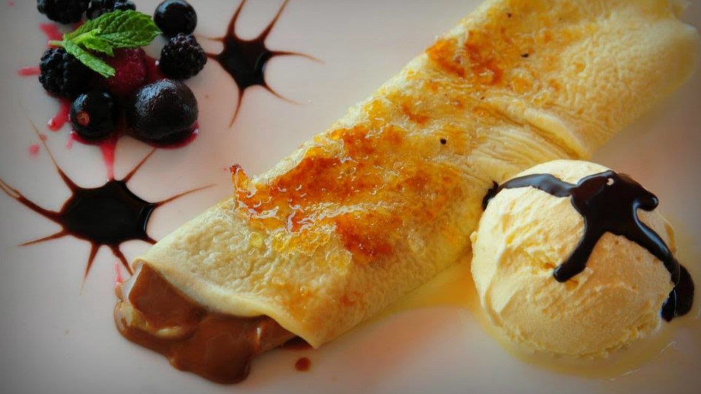 panqueque con dulce de leche - Milongas
