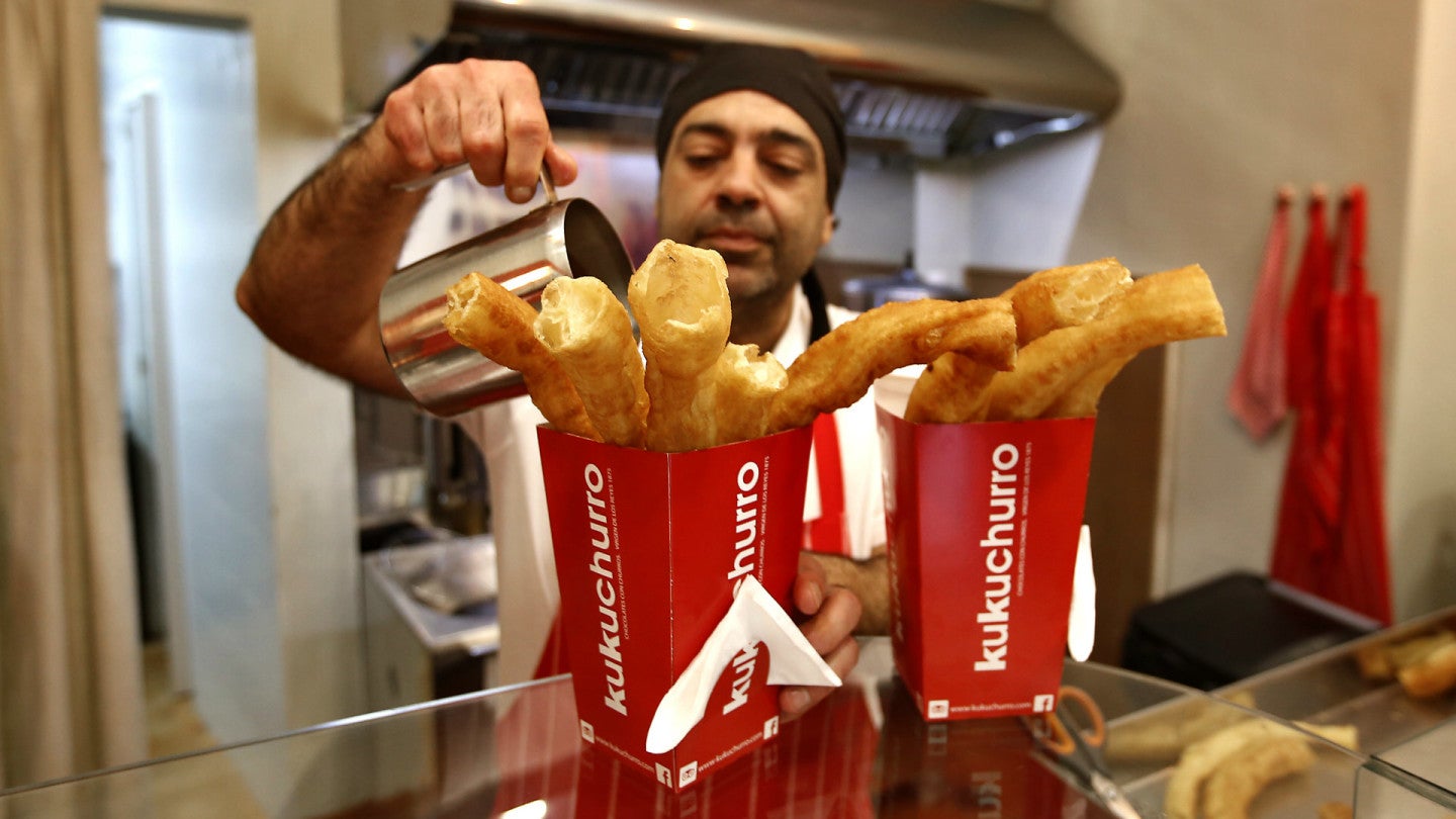 churros con chocolate